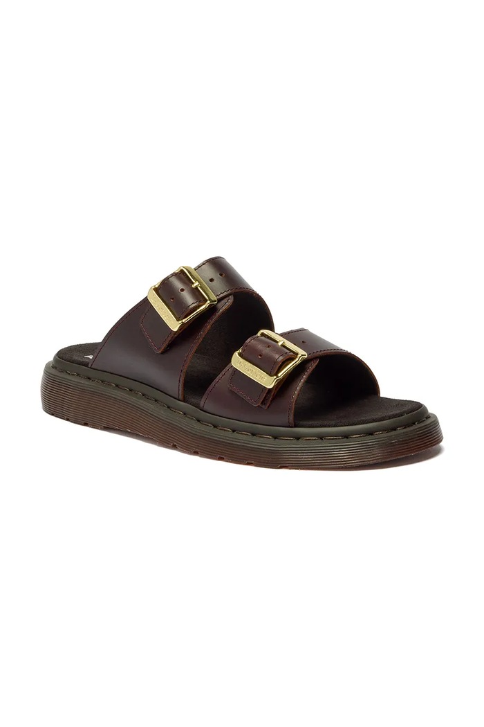 Dr. Martens klapki damskie skórzane Josef DM42509200 brązowy SS26