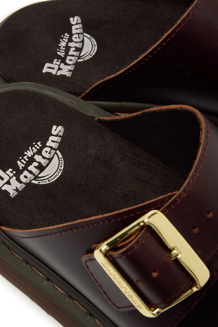 Dr. Martens klapki damskie skórzane Josef DM42509200 brązowy