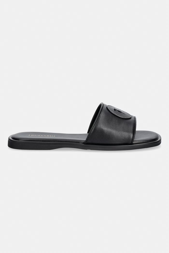 Trussardi šľapky dámske kožené N077S101038N.33 čierna SS26