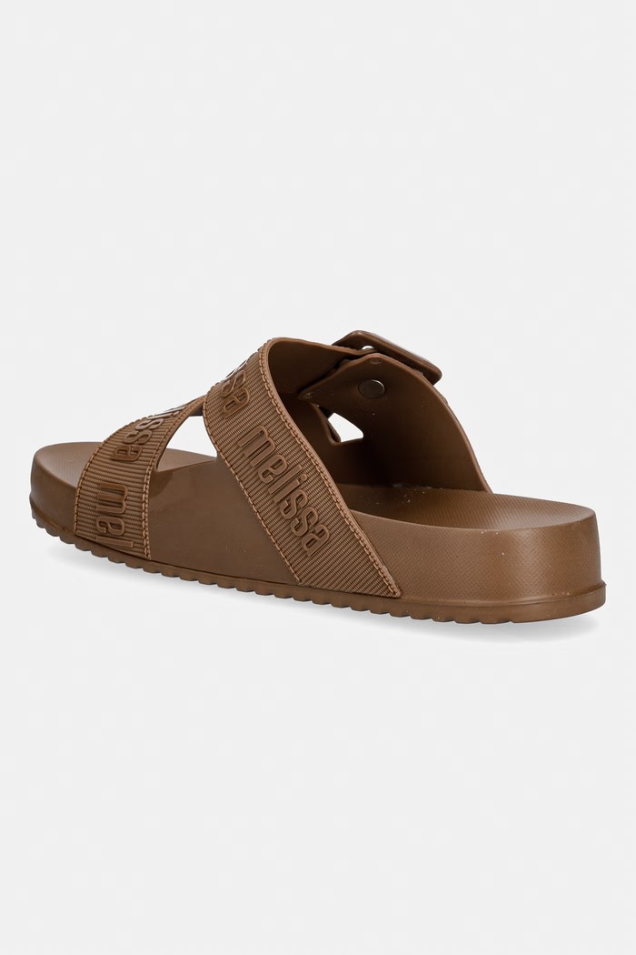 Obuwie Melissa klapki damskie COZY SLIDE M LOVER AD M.35849.BW671 brązowy