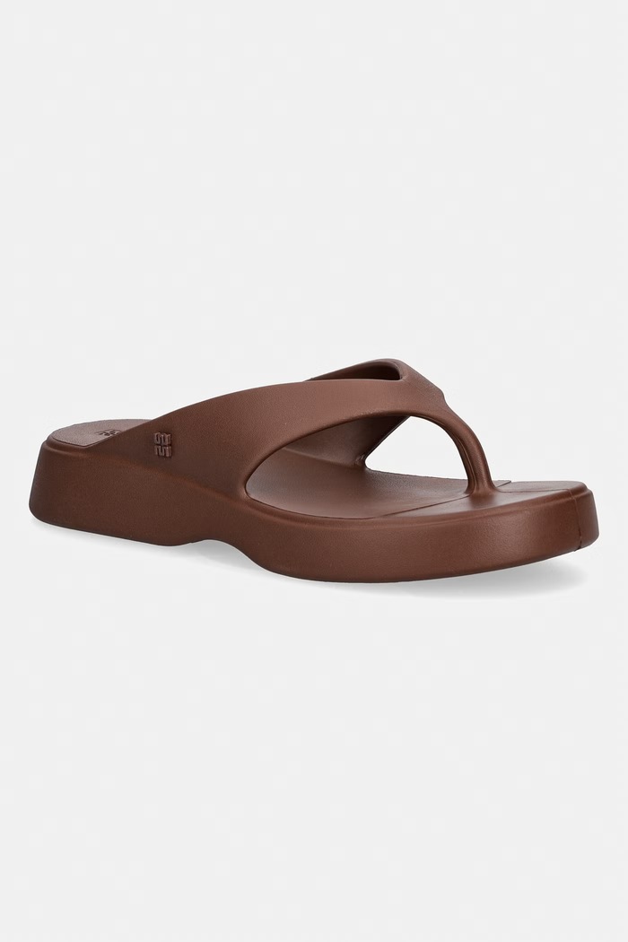Melissa σαγιονάρες δίχαλο Γυναικεία FREE THONG LOW AD καφέ M.37956.BV208