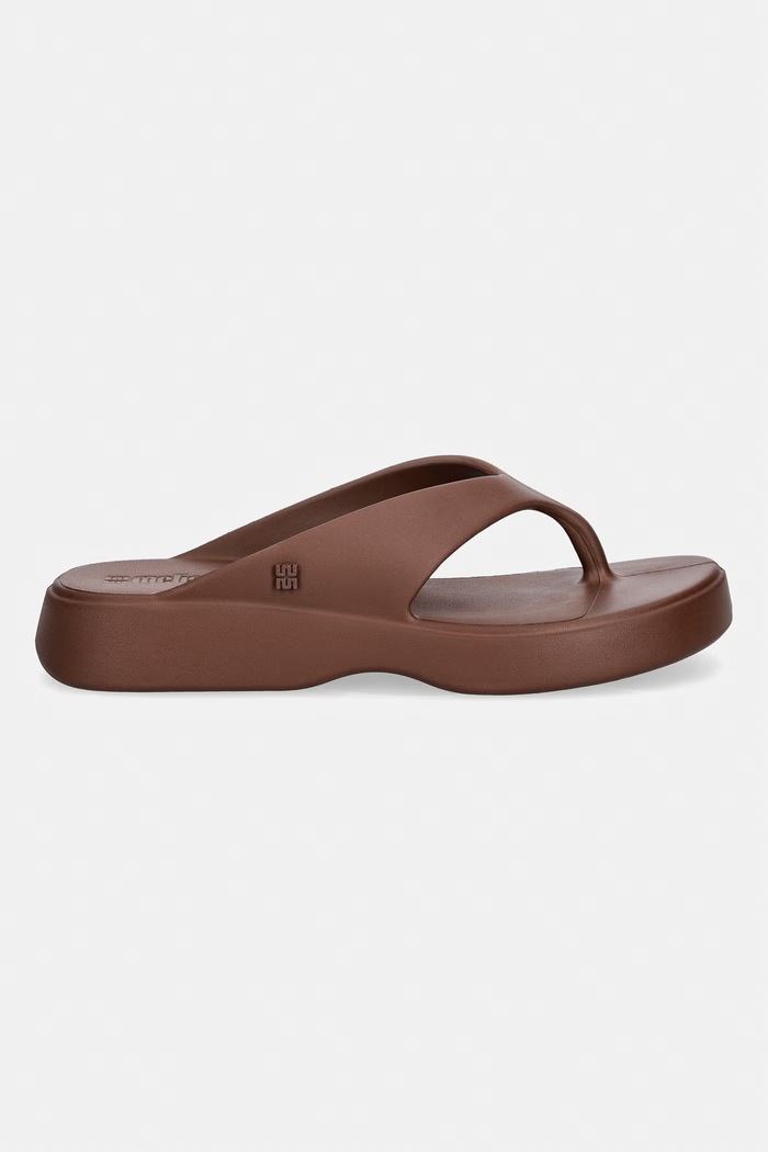 Melissa σαγιονάρες δίχαλο Γυναικεία FREE THONG LOW AD M.37956.BV208 καφέ SS26