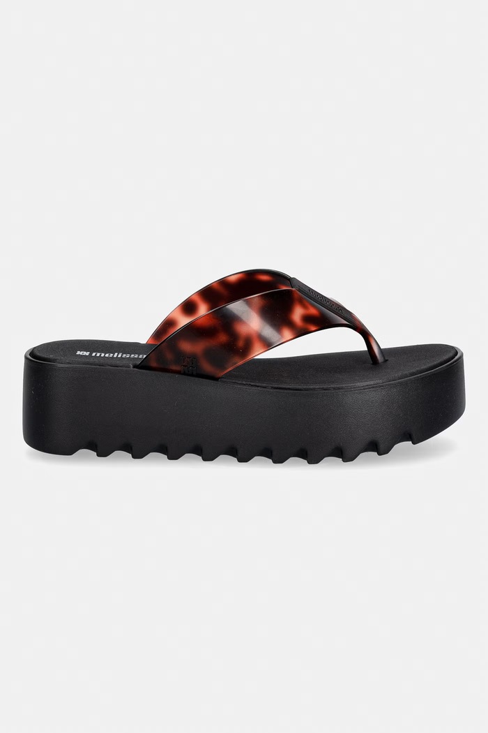 Melissa джапанки дамски THONG PLATFORM AD M.38095.BV719 кафяв SS26