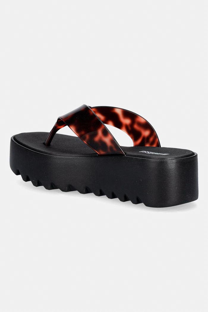 Обувки Melissa джапанки дамски THONG PLATFORM AD M.38095.BV719 кафяв