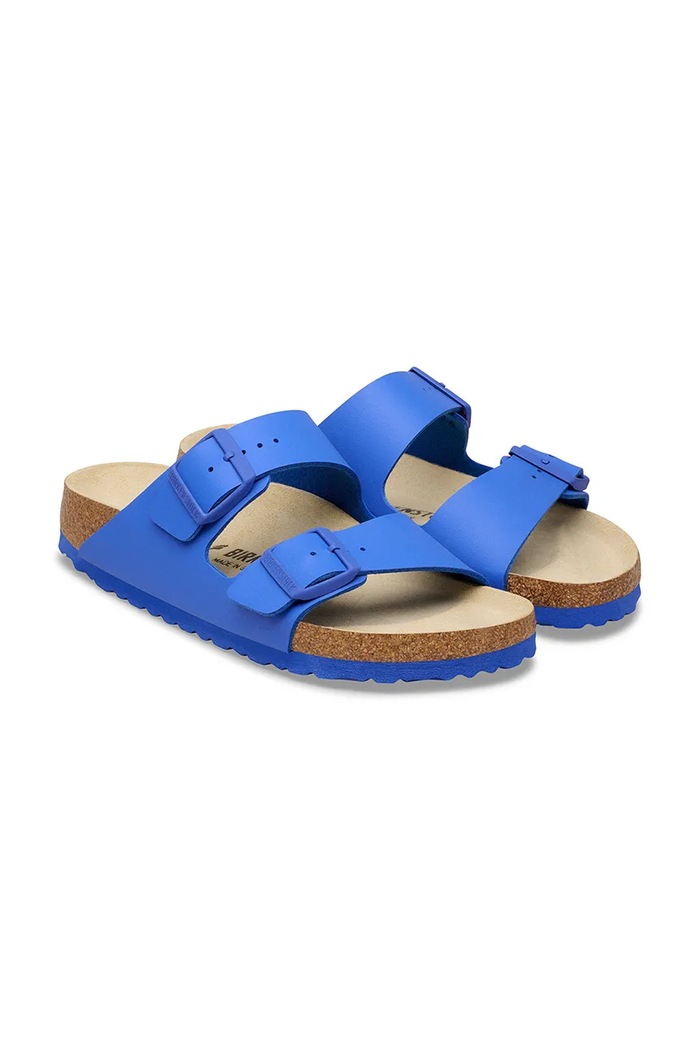 Obuwie Birkenstock Arizona BF klapki damskie 1031465 niebieski