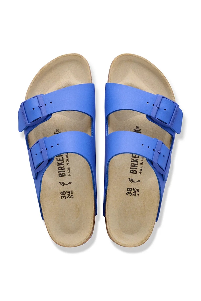 Birkenstock Arizona BF klapki damskie 1031465 niebieski
