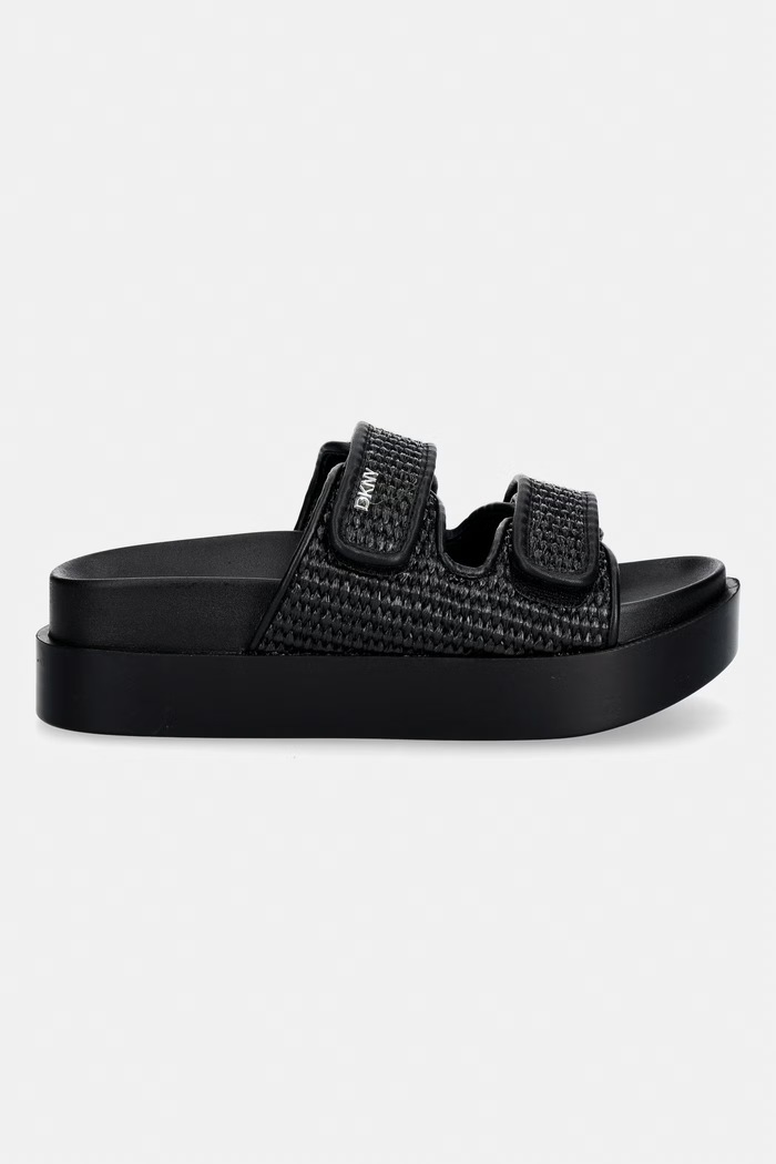Dkny klapki Piper K2691150.BLK czarny SS26