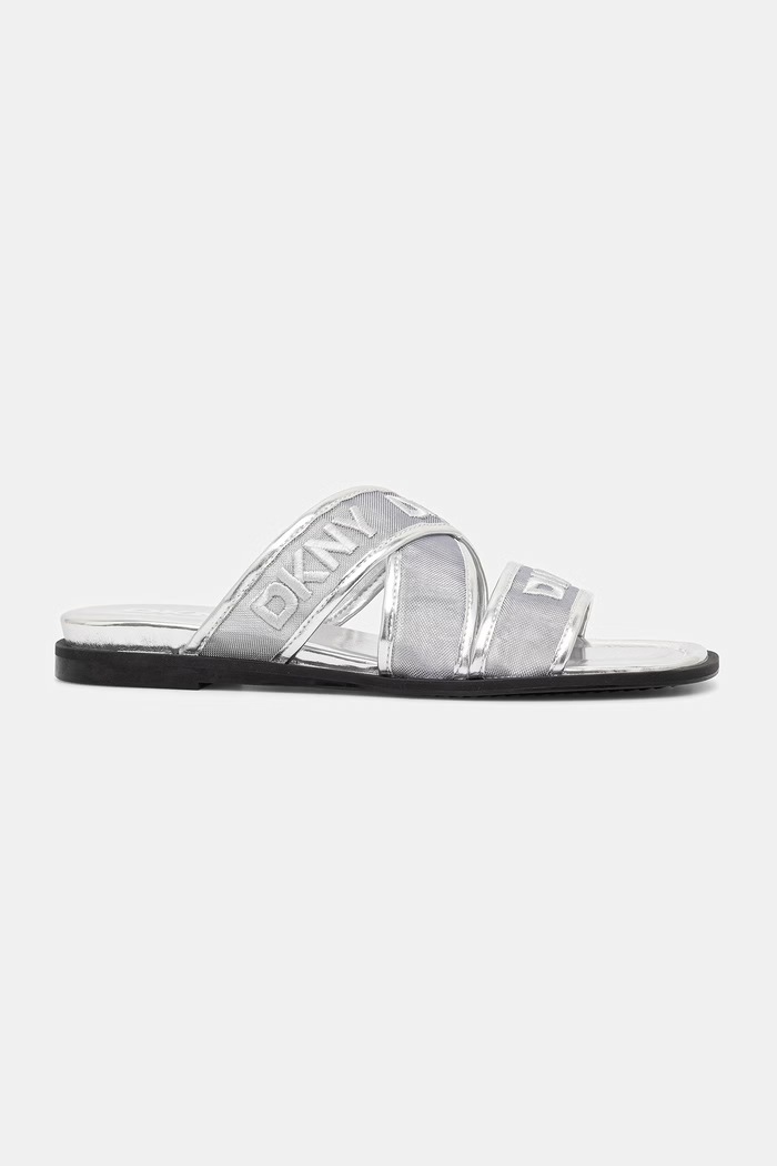 Dkny klapki Cerelia K2677440.SIL srebrny SS26