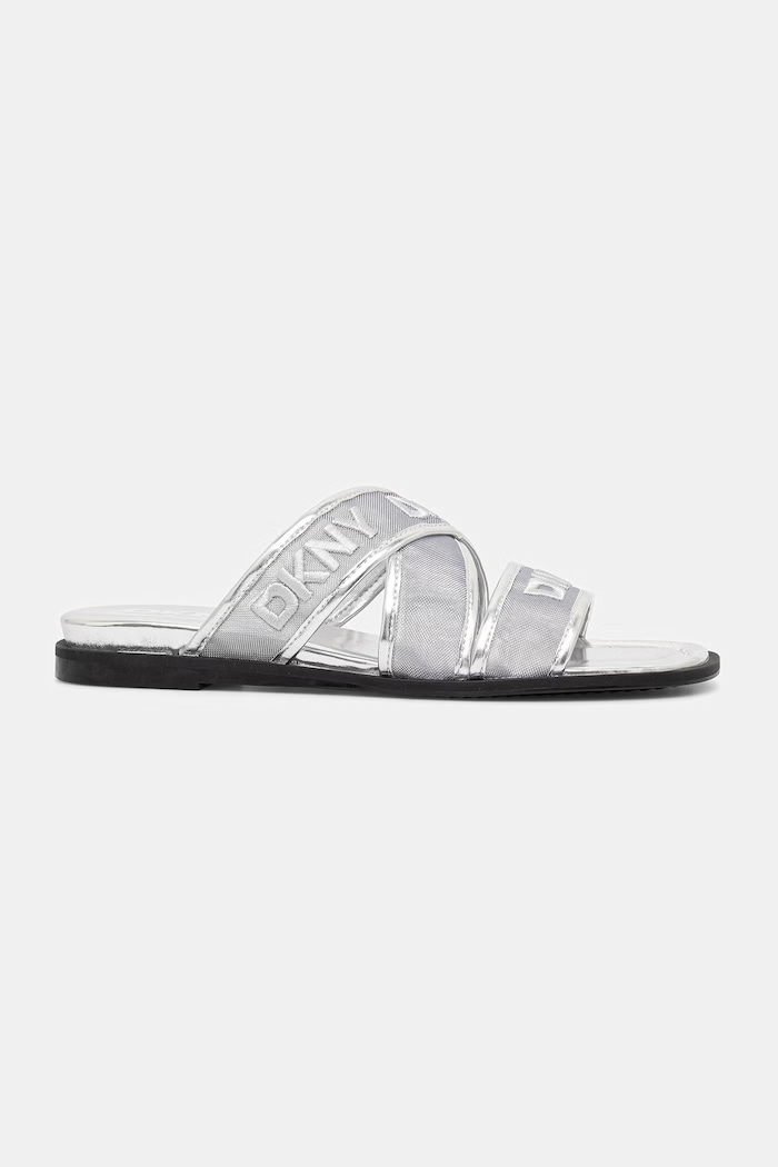 Dkny klapki Cerelia K2677440.SIL srebrny SS26