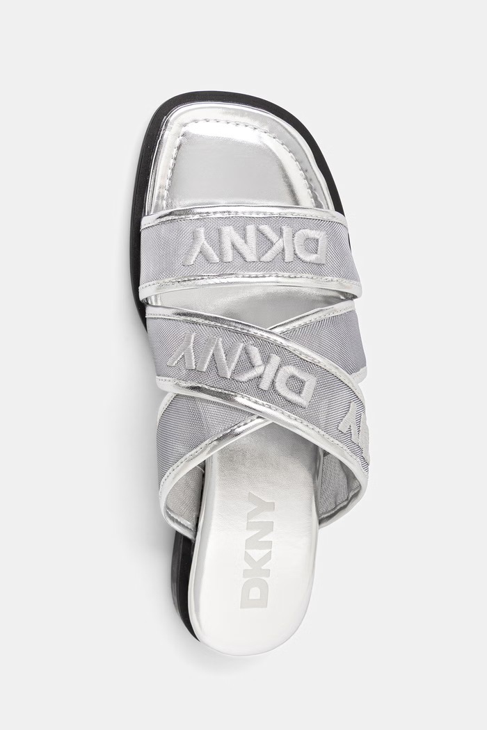 Dkny klapki Cerelia K2677440.SIL srebrny
