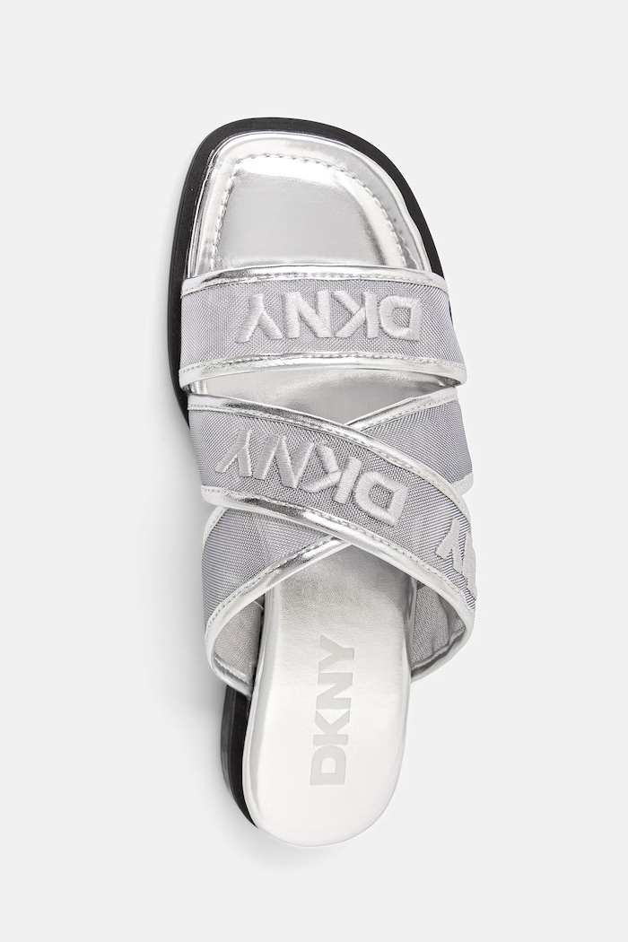 Dkny klapki Cerelia K2677440.SIL srebrny