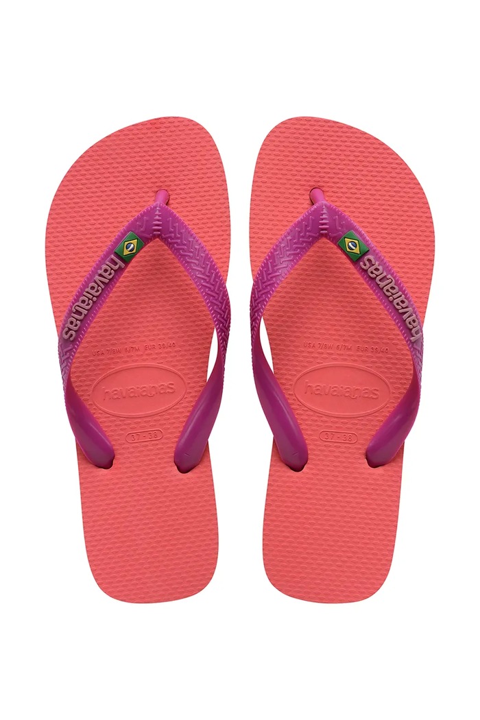 Havaianas šľapky dámske BRASIL LOGO ružová 4110850.4380