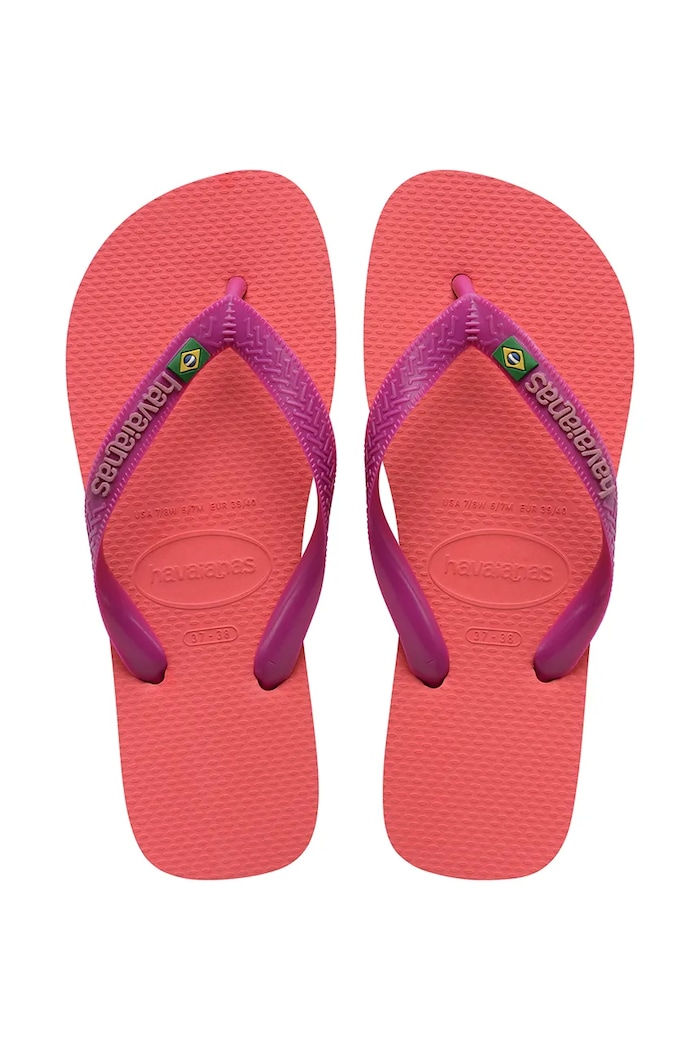Havaianas šľapky dámske BRASIL LOGO ružová 4110850.4380