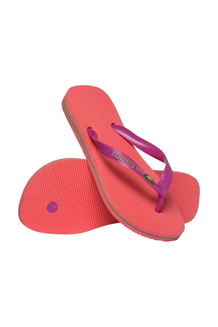 Havaianas šľapky dámske BRASIL LOGO ružová 4110850.4380