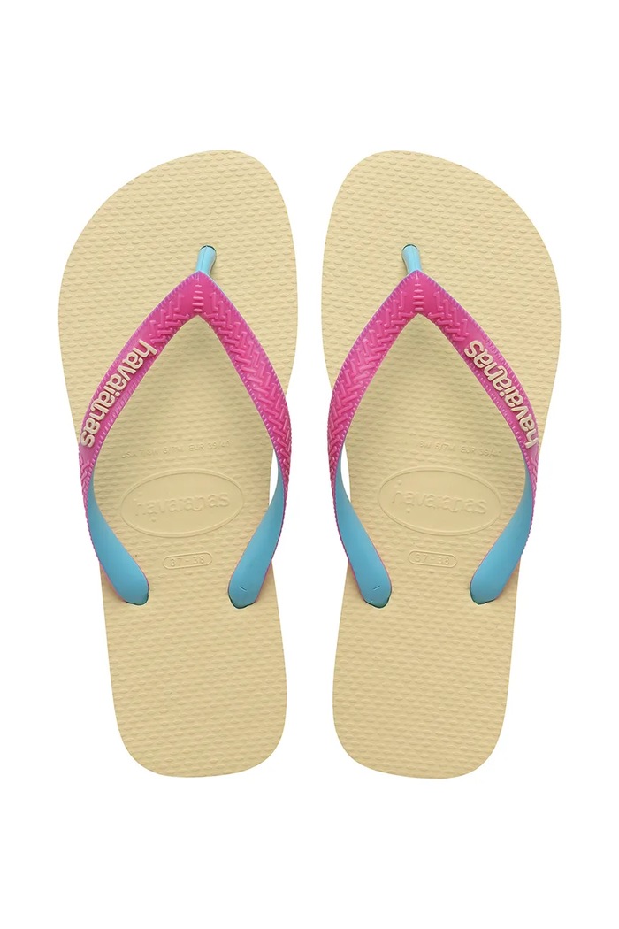 Havaianas japonki damskie TOP MIX żółty 4115549.9256