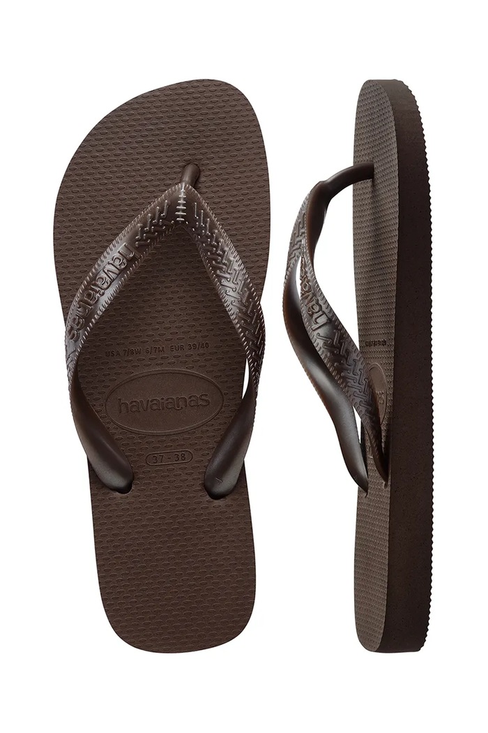 Havaianas japonki damskie TOP TIRAS 4137428.0727 brązowy