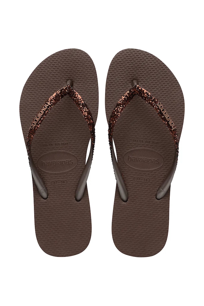 Havaianas šľapky dámske SLIM GLITTER II hnedá 4146975.0727