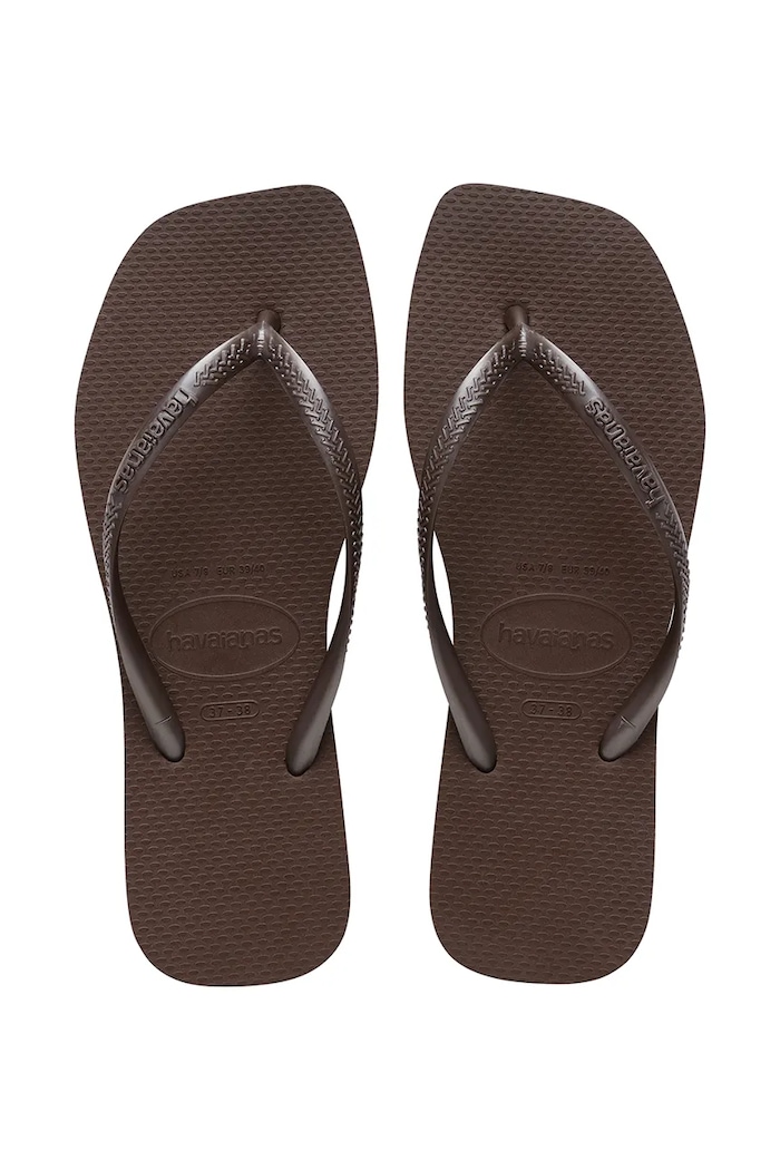 Havaianas japonki damskie SLIM SQUARE brązowy 4148301.0727