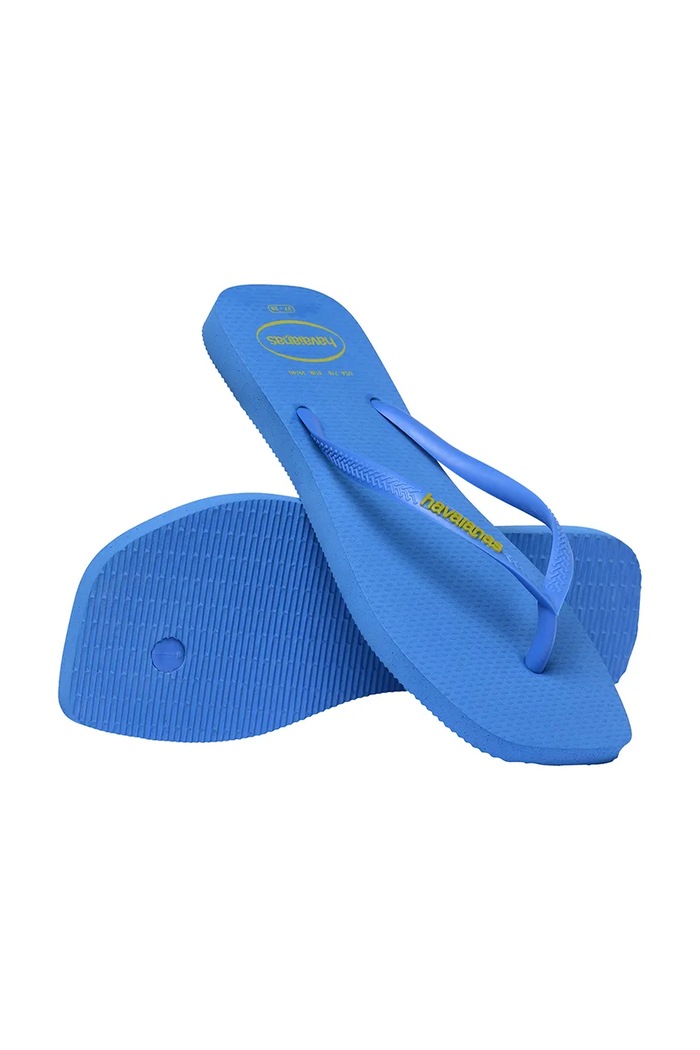 Havaianas japonki damskie SQUARE LOGO POP UP niebieski 4148959.3504