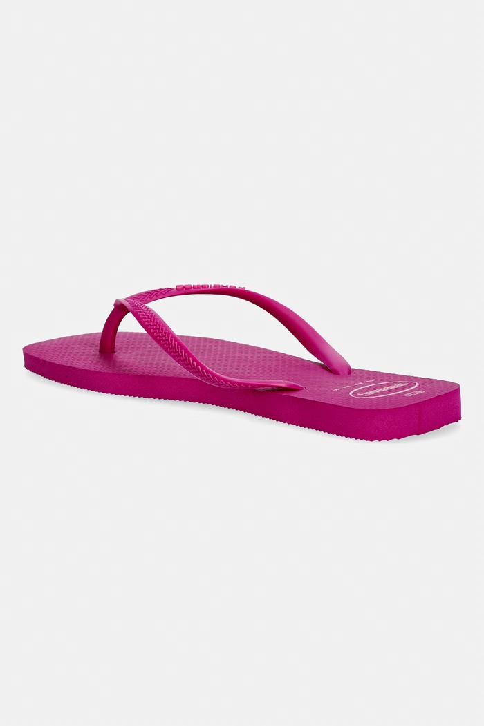 Obuwie Havaianas japonki damskie SQUARE LOGO POP UP 4148959.4622 różowy