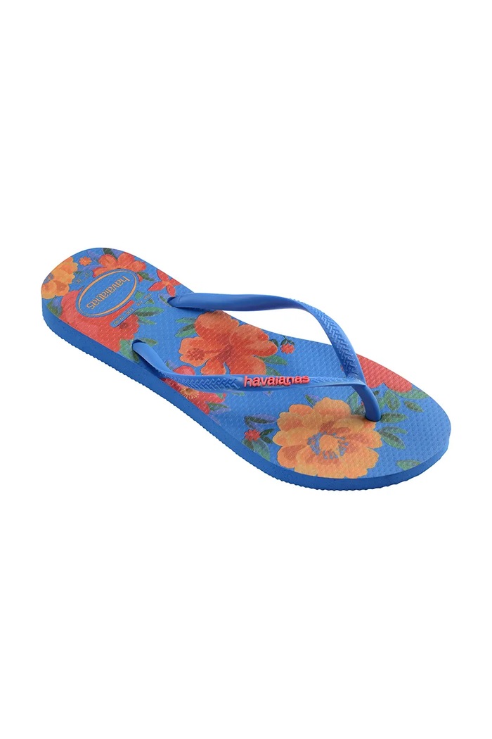 Obuwie Havaianas japonki damskie SLIM SUMMER BLISS 4149813.3504 niebieski