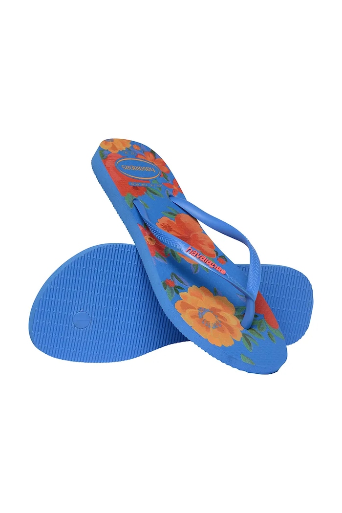 Havaianas japonki damskie SLIM SUMMER BLISS niebieski 4149813.3504