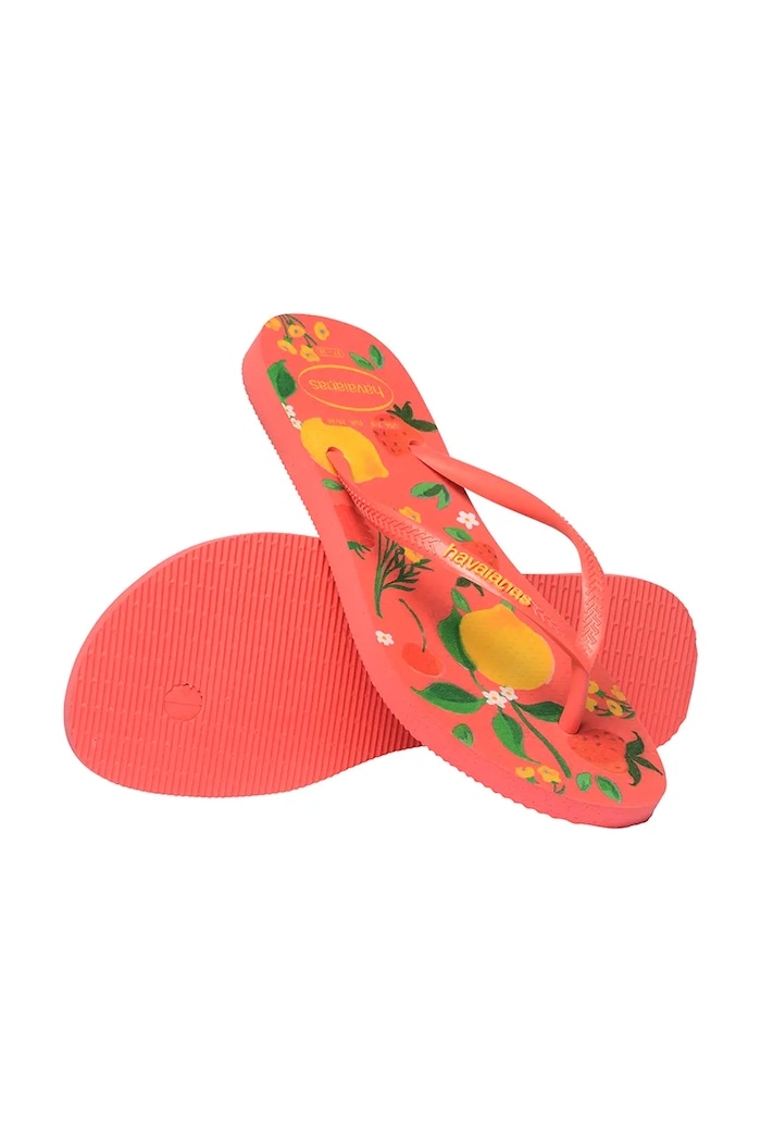 Havaianas japonki damskie SLIM SUMMER BLISS pomarańczowy 4149813.9260