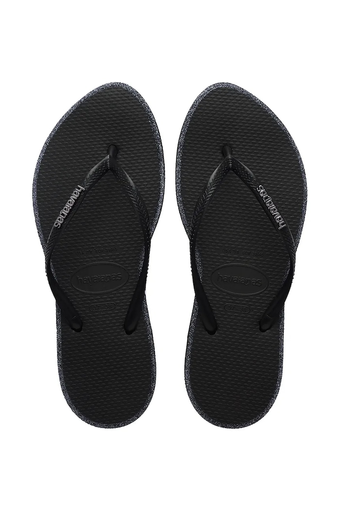 Havaianas šľapky dámske SLIM POINT GLITTER čierna 4150157.1069
