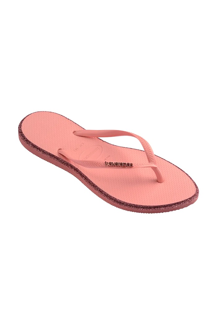 Obuv Dámske šľapky Havaianas SLIM POINT GLITTER 4150157.1397 ružová