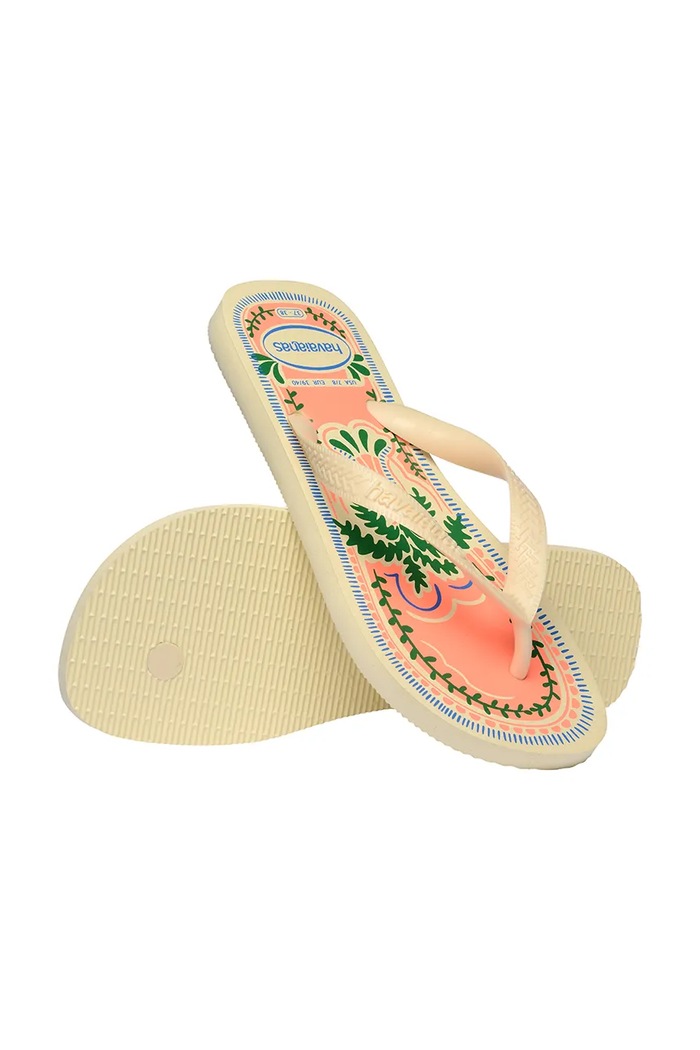 Dámske šľapky Havaianas TOP SUMMER VIBES žltá 4150162.9256