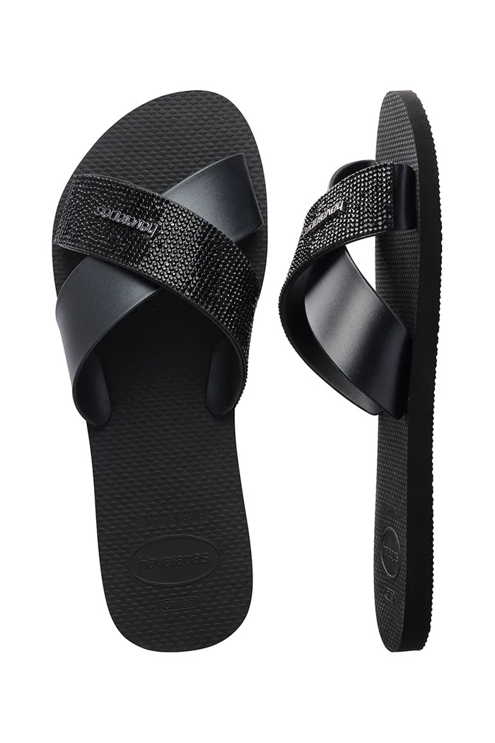 Havaianas σαγιονάρες Γυναικεία AQUA GLOW 4150265.0090 μαύρο