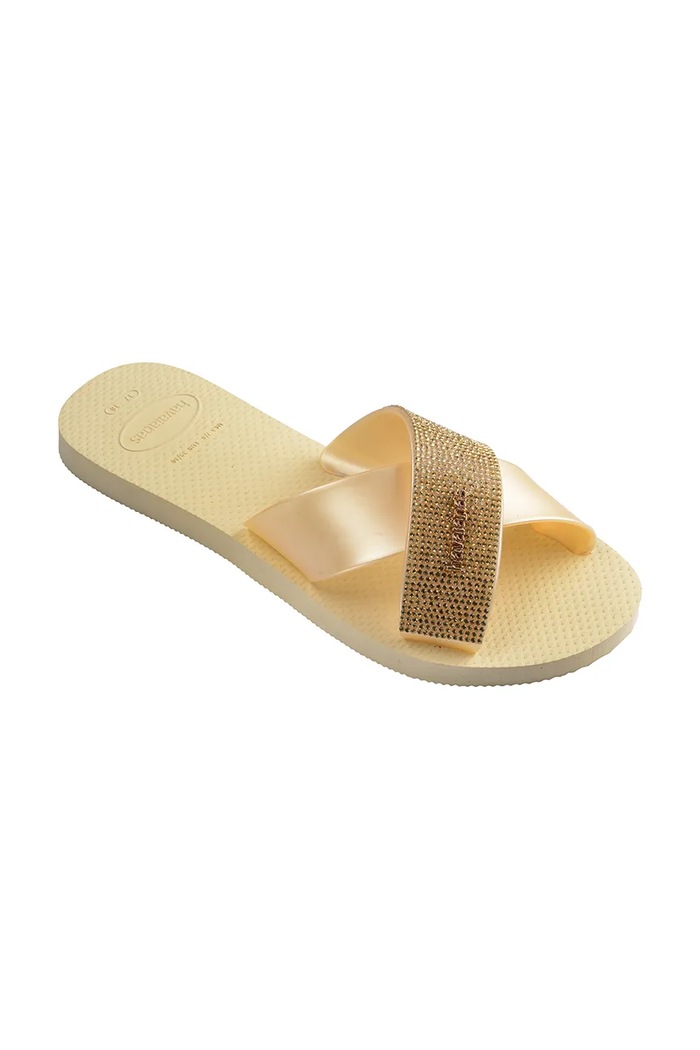 Cipők Havaianas női papucs AQUA GLOW 4150265.9256 sárga