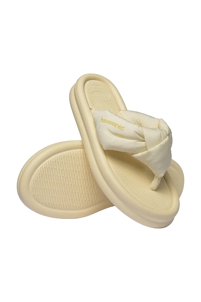 Obuv Havaianas šľapky dámske OVER PUFFED UP 4150281.9256 žltá