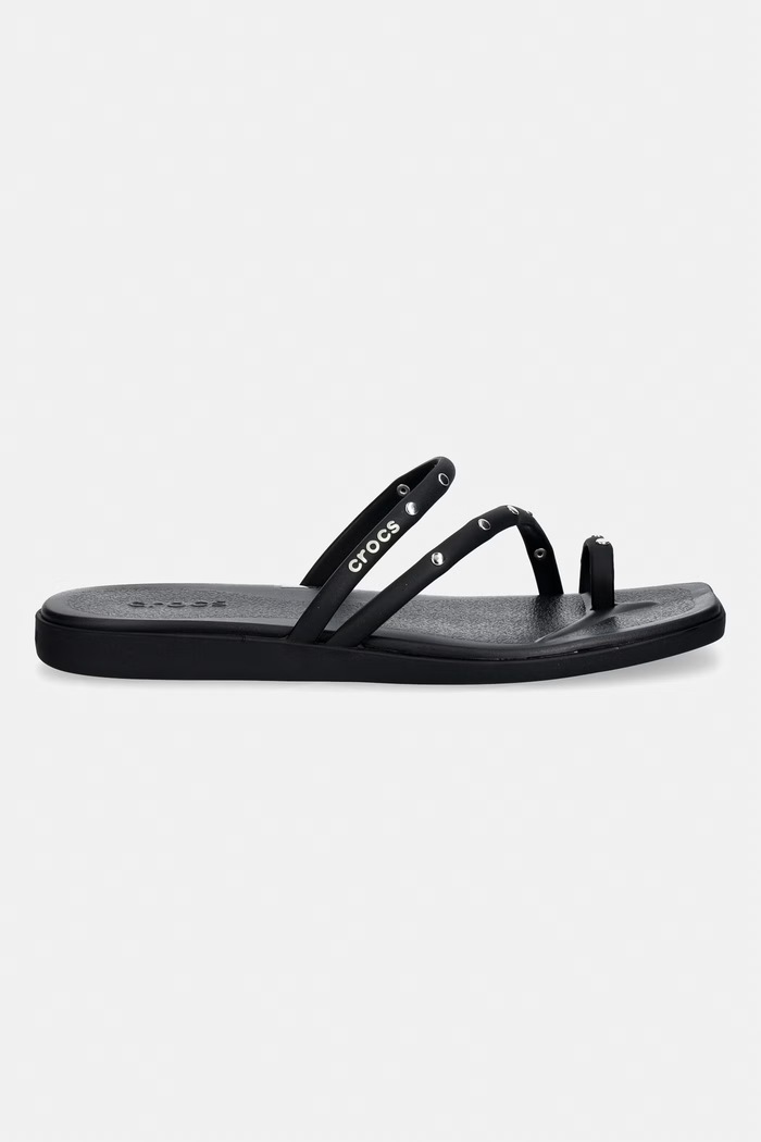 Crocs klapki Miami Studded Toe Loop 211447.001 czarny SS26