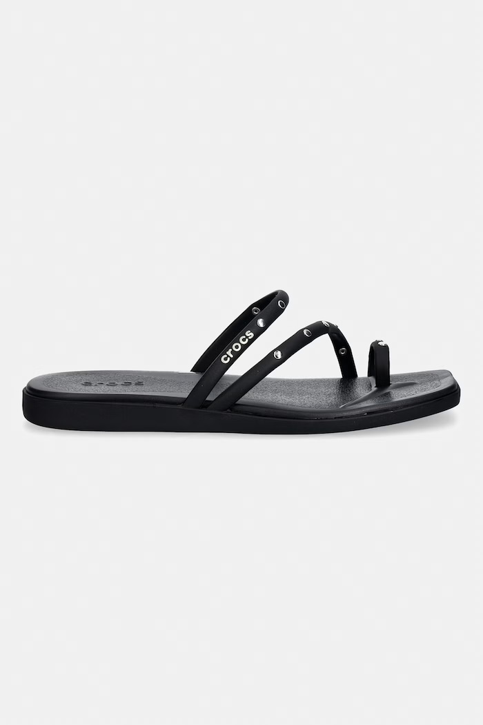 Crocs klapki Miami Studded Toe Loop 211447.001 czarny SS26