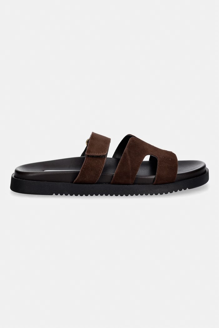 Steve Madden šľapky dámske semišové Missile-E 11003504.DBS hnedá SS26