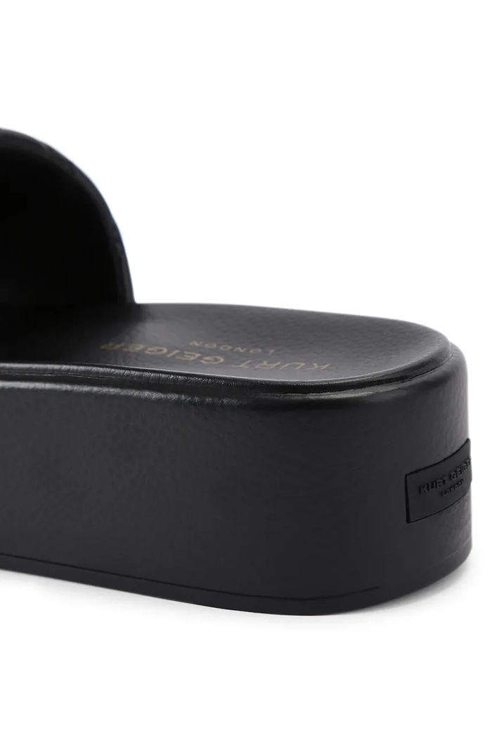 Încălțăminte Kurt Geiger London papuci cu platformă pentru femei Meena Eagle Platform 4797800979 negru