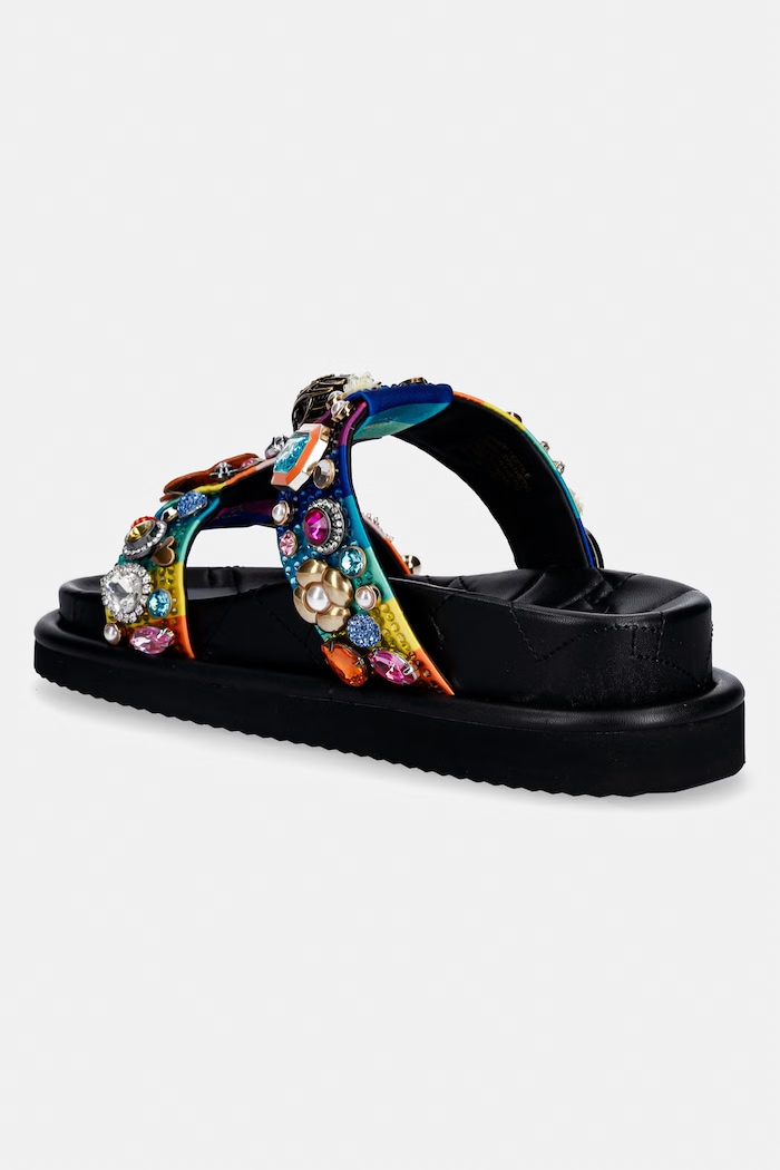 Obuv Kurt Geiger London šľapky dámske Orson Tutti Frutti 4883869689 čierna