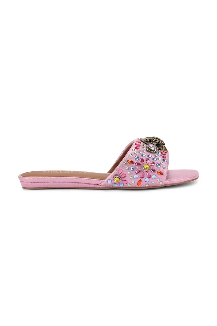 Kurt Geiger London natikači ženski Kensington Flat Sandal roza 8496157609