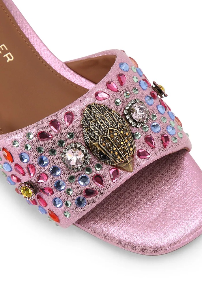Kurt Geiger London natikači ženski Kensington Flat Sandal roza 8496157609