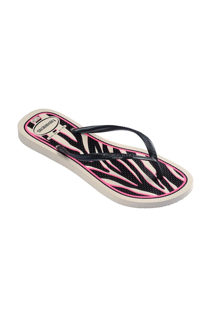 Obuv Dámske šľapky Havaianas SLIM ANIMALS 4103352.7018 čierna