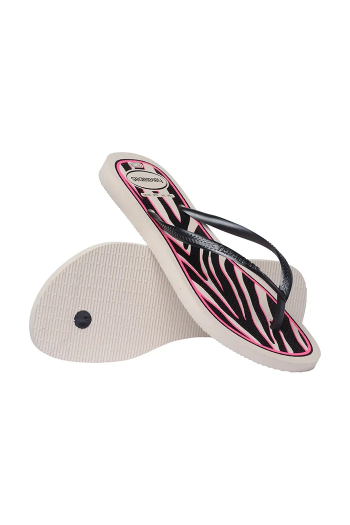 Dámske šľapky Havaianas SLIM ANIMALS čierna 4103352.7018