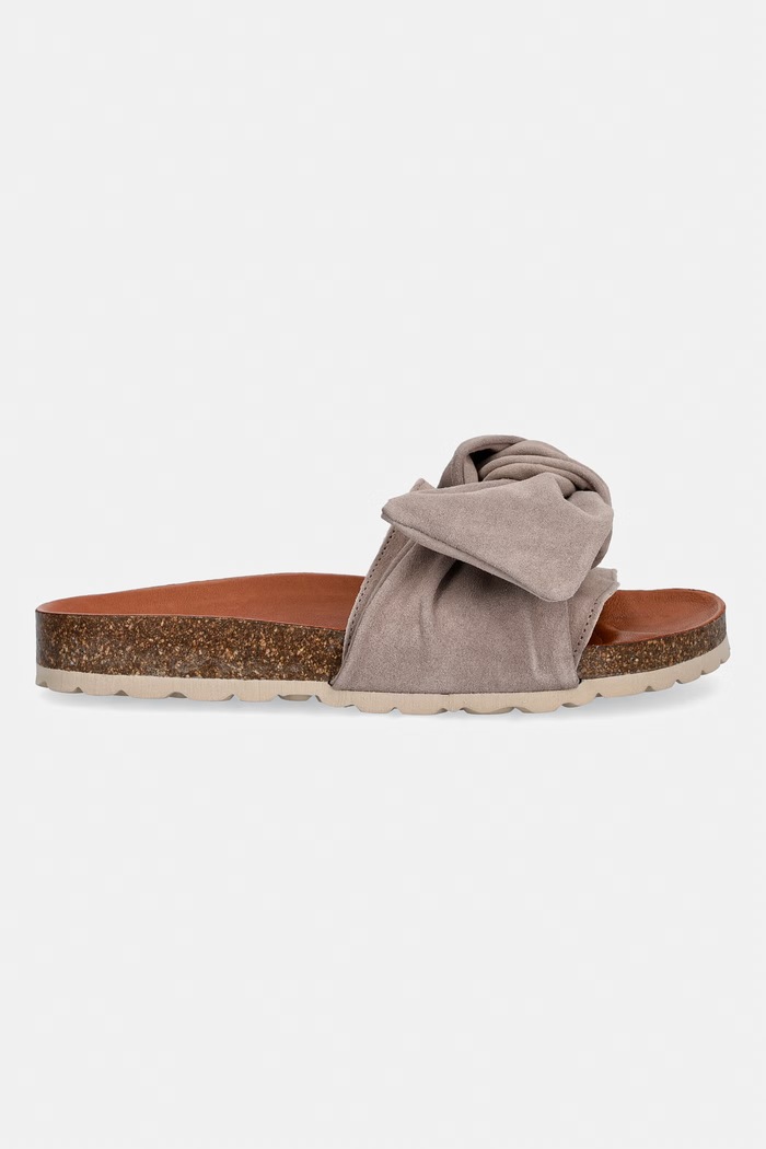 Verbenas σαγιονάρες γυναικείες σουέτ ROXY VELOUR 3300470268.PIEDRA καφέ SS26
