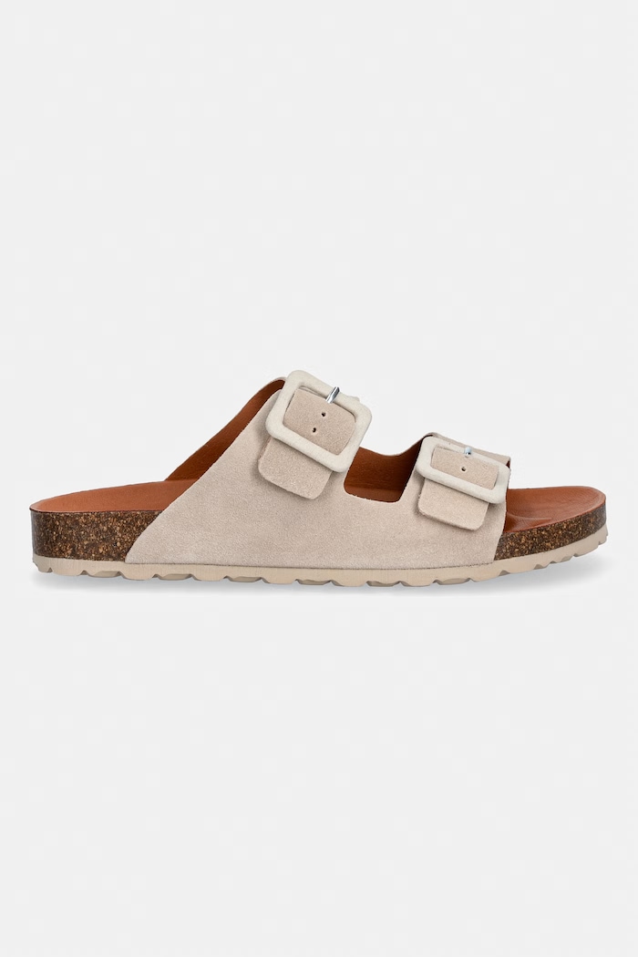 Verbenas šľapky dámske semišové RANDEL VELOUR 3301870268.CRUDO béžová SS26
