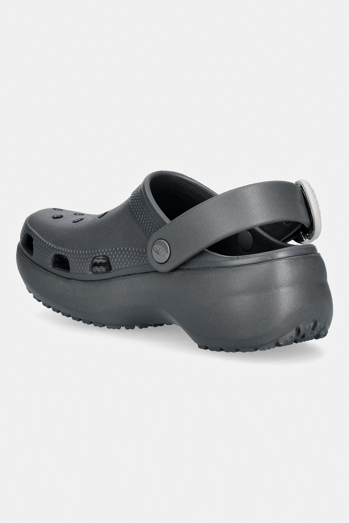Παπούτσια Crocs σαγιονάρες Στην πλατφόρμα Γυναικεία Classic Platform Buckle Clog 213230.0YK γκρί