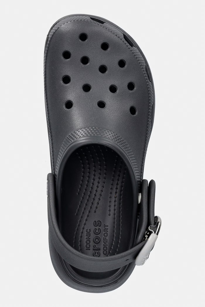 Crocs σαγιονάρες Στην πλατφόρμα Γυναικεία Classic Platform Buckle Clog γκρί 213230.0YK