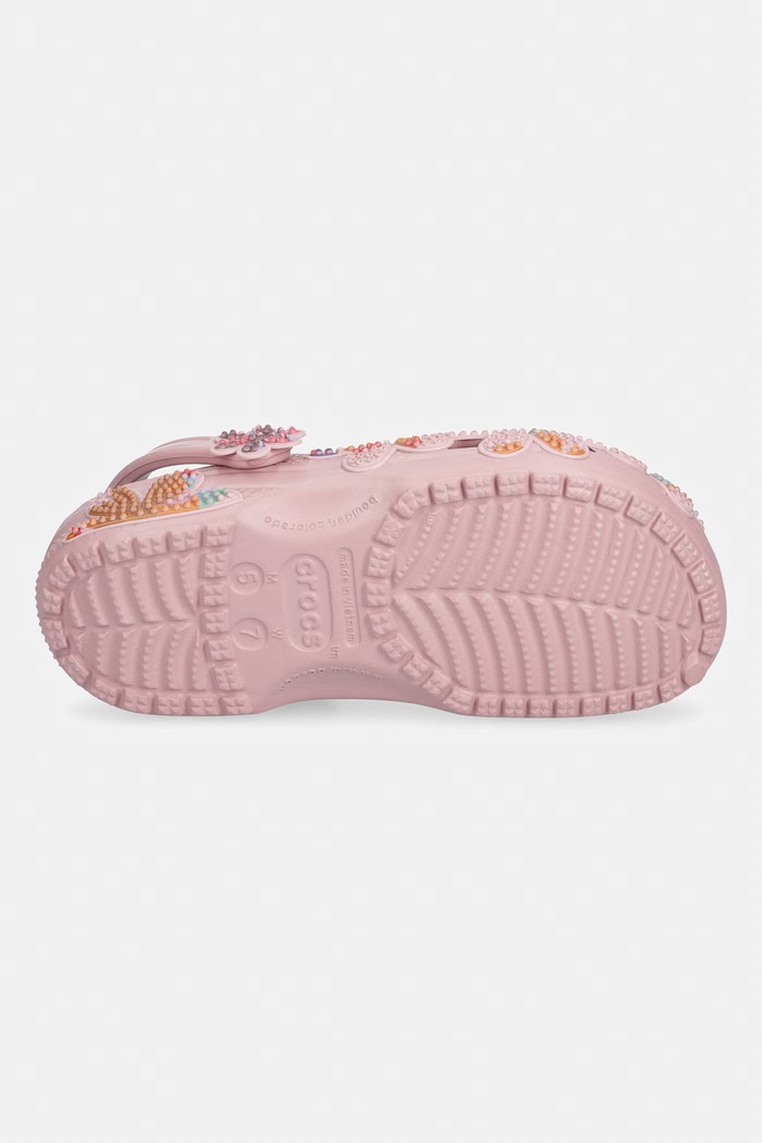 Crocs σαγιονάρες Γυναικεία Classic Summer Beaded Clog 213237.5AD ροζ