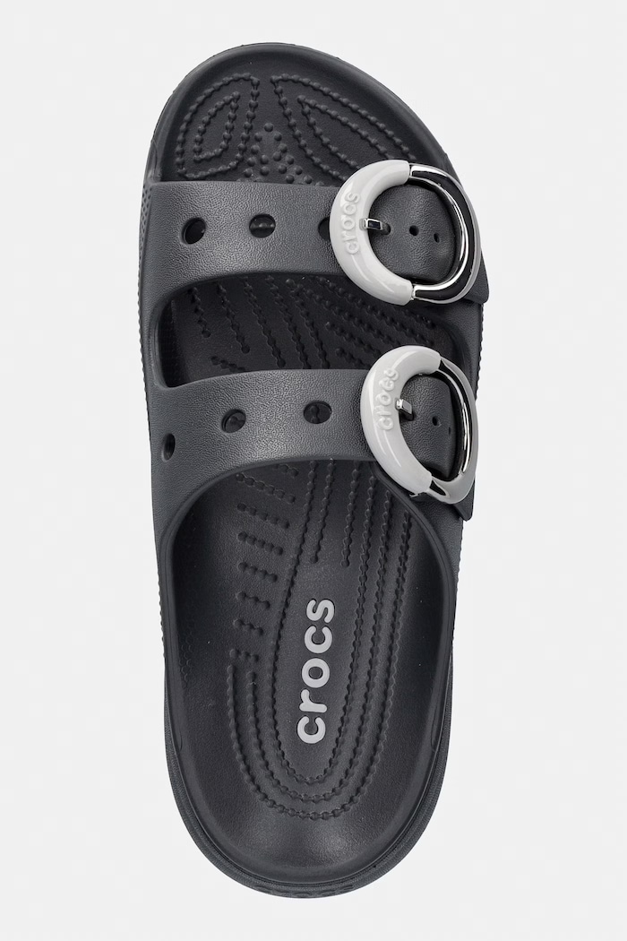Crocs σαγιονάρες Στην πλατφόρμα Γυναικεία Saturday Platform Dipped Buckle Sandal γκρί 213246.0YK