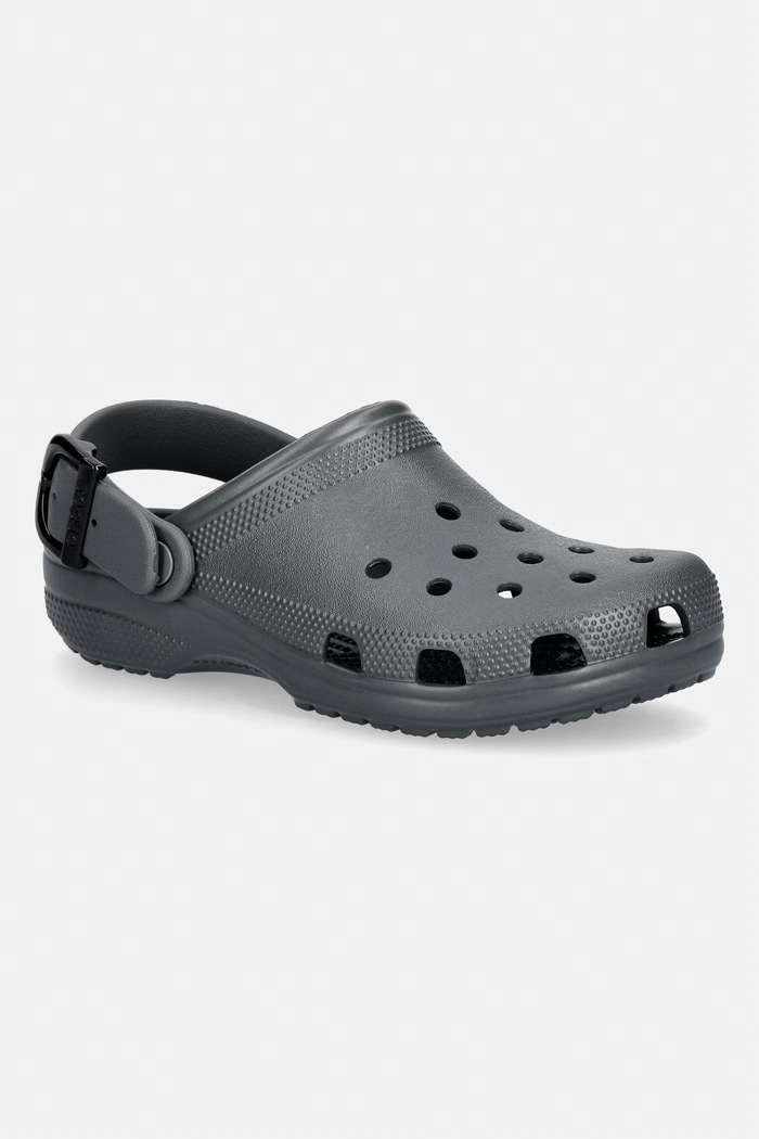 Crocs σαγιονάρες Γυναικεία Classic Buckle Clog γκρί 213347.0YK
