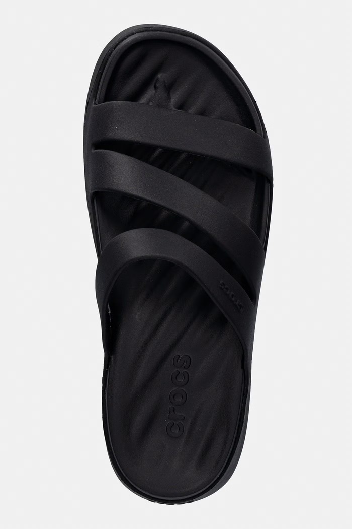 Crocs Getaway Strappy klapki damskie czarny 209587.001